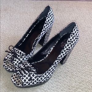 coach high heel shoes